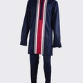 Products: Senator Kaftan Navy Blue with White and Red Design