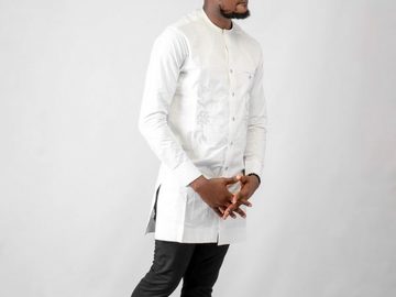 Products: White Tunic and Black Pants Set