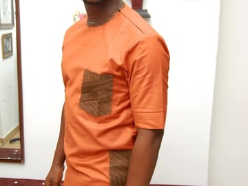 Products: African Men's Burnt Orange Senator Wear