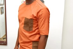 Products: African Men's Burnt Orange Senator Wear