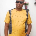 Products: African Men's mustard Yellow, Black & White Stripe Combo